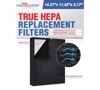 LifeSupplyUSA Replacement HEPA Filter Compatible with Alen Air FLEX HEPA-PURE Compatible with BreatheSmart Air Purifier