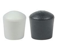 Lifeswonderful - 16 pcs Domed Furniture Feet - Ideal for Tables, Chairs etc - Available in Many Sizes & Colours (19-20mm, White)