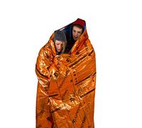 Heatshield Thermal Blanket Double - Orange, Orange One Size