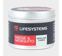 Lifesystems Midge and Mosquito Repelling Citriodiol Candle – 24 Hours Burn Time – Silver