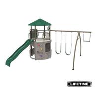 Lifetime 18 Ft. X 16 Ft. Adventure Tower Playset (Earthtone)
