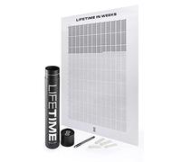 LifeTime™ 4000 Weeks Poster Memento Mori Your Life in Weeks Wall Calendar - Classic US Edition, Medium Size