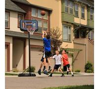Lifetime 44 Inch Portable Basketball Hoop With Shatterproof Backboard, Adjustable Height, Solid Steel Rim & Wheeled Base