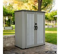 Lifetime 4Ft 8" X 3Ft 2" (1.47 X 0.97M) Rough Cut Vertical 2,060 Litre Storage Shed With Shelves - Model 60375U