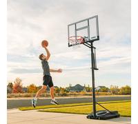 Lifetime 52-Inch (132 Cm) Power Lift Xi Portable Basketball Hoop System Adjustable Height, Shatterproof Backboard, Heavy-Duty Base