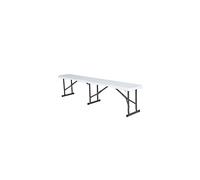 Lifetime 6-foot Fold-in-half Bench Light Commercial - White