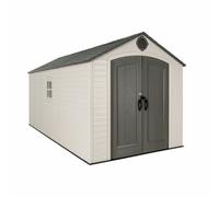 Lifetime Products 8' x 15' Outdoor Storage Shed, Brown