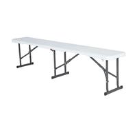 LIFETIME 80305 6 Ft/1.83 m Fold in Half Bench White 9.8 cm96.0 cm30.5 cm