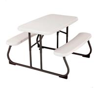 Lifetime 82.5x90x53.5 Cm Picnic Folding Table With Benches Set