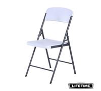 Lifetime 92125 Fixed Folding Chair Aluminium