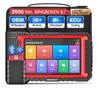 Lifetime Free Update KINGBOLEN K7 All System Car Diagnostic Tools ECU Coding Active Test 28 Resets PK LAUNCH X431 CRP919E BT