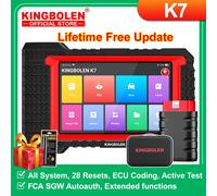 Lifetime Free Update KINGBOLEN K7 ALL System car Diagnostic Tools ECU Coding Active Test 28 Resets PK LAUNCH X431 CRP919E BT Global Version K7
