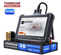 Lifetime Free Update THINKCAR THINKSCAN 672 Car OBD2 Diagnostic Tool Bi-directional Control Full System Diagnosis 28 Resets THINKSCAN 672