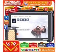 Lifetime Free Update THINKCAR THINKSCAN 689BT OBD2 Diagnostic All System Diagnosis ECU Coding Bi-directional CANFD DOIP 4+64GB THINKSCAN 689BT