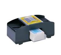 Lifetime Games Automatic Card Shuffler - Electric Device for 2 Playing Cards - Battery Operated - Poker, Rami and Bridge Accessory - Compact Black