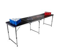 Lifetime Games Foldable beer pong table - assembled 240 x 60 x 70 cm - compact folding to 60 x 60 x 15 cm - with handle