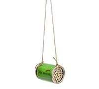 Lifetime Garden Metal Tin Can Hanging Bee Hotel Nesting House Box (Small)