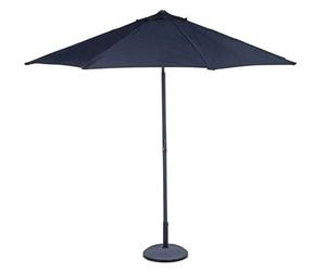 Lifetime Garden Parasol - Large Sunshade for Balcony and Terrace - ⌀300 x 300 cm - Rectangular Beach Umbrella - Parasol without Stand - Black
