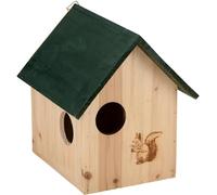 Lifetime Garden Squirrel Feeder - Garden Accessories - Nesting Box with 3 Openings - Includes Hanging Hook - 25 x 26 x 28 cm