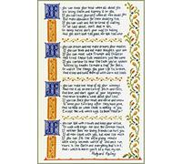 Lifetime Samplers If' by Rudyard Kipling Sampler - Complete Cross Stitch kit on 14 aida with Clear Colour Chart