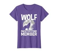 Lifetime Wolf Pack Member Distressed Howling T-Shirt