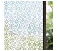 Lifetree Window Film Privacy Patterned Frosted Film for Glass Windows Lace Decorative Opaque Static Cling Vinyl Self-Adhesive Window Film for Home Office Bathroom Bedroom (White, 60 * 300cm)