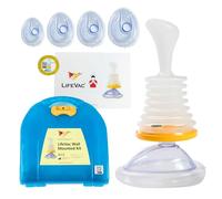 LifeVac Wall Mounted Kit - Choking Rescue Device for Adults and Children First Aid Kit, Portable Airway Suction Rescue Device, First Aid Choking Device, Anti-Choking System, Airway Clearance