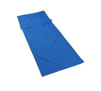Lifeventure 100% Cotton Sleeping Bag Liner Lightweight Travel and Camping Sheet To Use Alone or To Add Warmth To Sleeping Bag with Polygiene® Odour Control - Rectangular Shaped