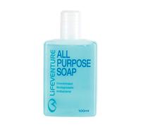 Lifeventure All Purpose Biodegradable and PH balanced Bottled Soap Ideal For Travel, Camping And Wilderness, Blue, 100 ml