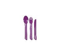 Lifeventure 75019 Ellipse Cutlery Set Purple Size: one size