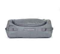 Lifeventure Barrel Wash Bag for Men & Women | Water-Resistant and Ripstop Hanging Travel Wash Bag with Mirror and Detachable Pouch (Grey)