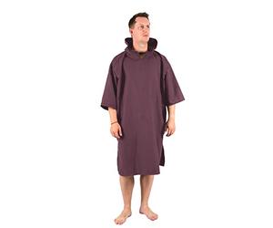 Lifeventure Compact Changing Robe | Lightweight, Stretchy Microfibre Poncho with Hood for Surfing, Swimming, Camping.