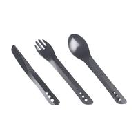 LifeVenture Ellipse Camping Cutlery Black One Size