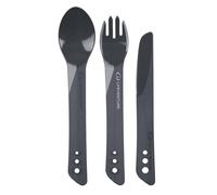 Lifeventure Ellipse Cutlery Set: Graphite Colour: Graphite