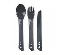 Lifeventure Ellipse Cutlery Set GRAPHITE Colour: GRAPHITE, Size: one size
