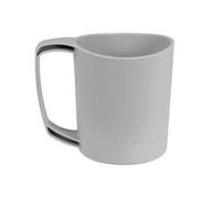 Lifeventure Ellipse Durable Plastic Camping Mug - Light Grey