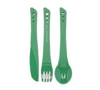 Lifeventure Ellipse Knife, Fork And Spoon - Green