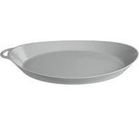 Lifeventure Ellipse Plate: Light Grey Colour: Light Grey