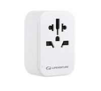 LIFEVENTURE World To Europe USB Adapter, White