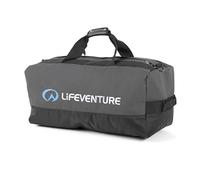 Lifeventure Expedition Duffle Bag, 100 litres Capacity, Foldable | 100L Capacity, 1200D Fabric & 1680D base, Heavy Duty Lockable Zips, Collapsible & Compact When Not in Use, Grey