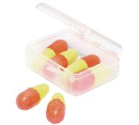 Lifeventure Foam Ear Plugs (3 Pairs) For Sleeping Soft Reusable Earplugs Noise Cancelling Sound Blocking Earplugs With Individual Case For Travel,Yellow