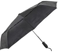 Lifeventure Trek Umbrella Windproof Ripstop Canopy Travel Umbrella With Rubberised Ergonomic Handle & Protective Sleeve - Portable Compact and Light with High Wind Resistance