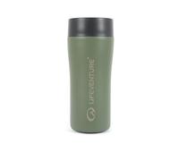 Lifeventure One-Touch Thermal Mug, 360° Push-Click Commuter Lid, 350ml, Khaki