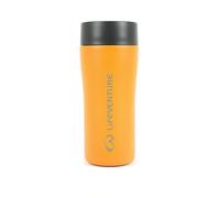 Lifeventure One-Touch Thermal Mug, 360° Push-Click Commuter Lid, 350ml | Leakproof Lid with all-round drinking, keeps hot drinks hot for up to 4 hours & cold drinks cool for up to 10 hours, Gold