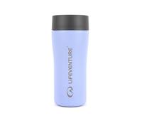 Lifeventure One-Touch Thermal Mug, 360° Push-Click Commuter Lid, 350ml | Leakproof Lid with all-round drinking, keeps hot drinks hot for up to 4 hours & cold drinks cool for up to 10 hours, Lavender