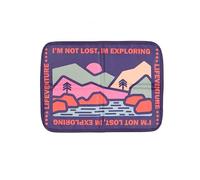 Lifeventure PEVA Folding Sit Mat - Waterproof, Insulating and Lightweight Padded Seat Pad for Hiking, Camping, Travel and Festivals, Mountain