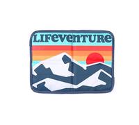 Lifeventure PEVA Folding Sit Mat - Waterproof, Insulating and Lightweight Padded Seat Pad for Hiking, Camping, Travel and Festivals, Retro