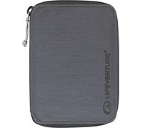 Lifeventure RFID Protected Mini Travel Wallet - Zip Bifold Wallet and Passport Holder for Travel, Eco-Friendly, Recyclable Material (Grey)