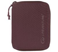 Lifeventure RFiD Protected Card Wallet - Slim Wallet for Travel, Eco-Friendly, Recyclable Material, Plum, One Size