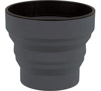 Lifeventure Silicon Ellipse Collapsible and Portable Mug for Camping, Travel & Outdoor - Graphite
